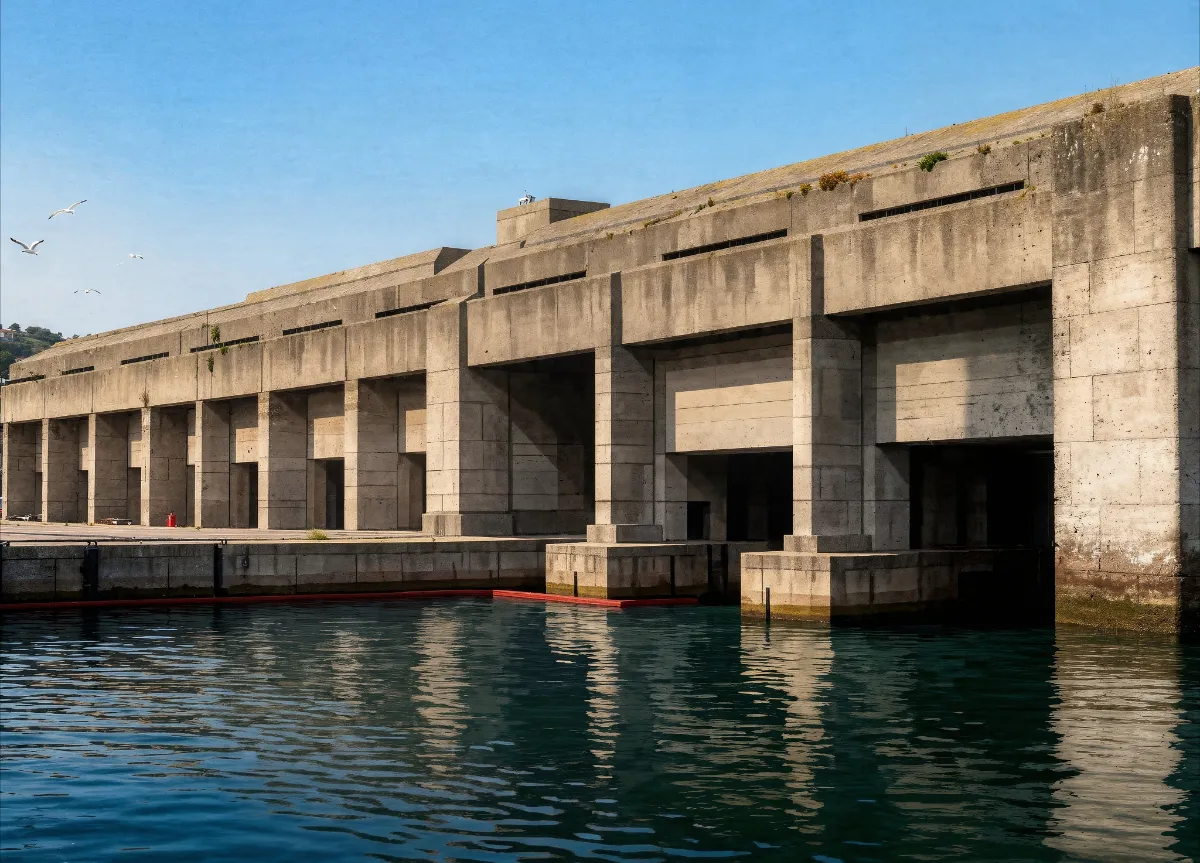 base sous-marine de La Pallice à La Rochelle