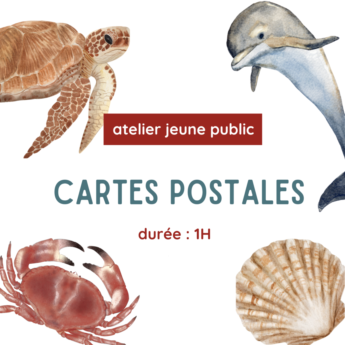 Atelier jeune public : Cartes postales