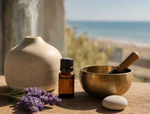 Pause sensorielle : respiration, sons et huiles essentielles