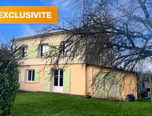 Maison Sainte Soulle 5 pièce(s) – 4 chambres & bureau – 890 m2 de parcelle