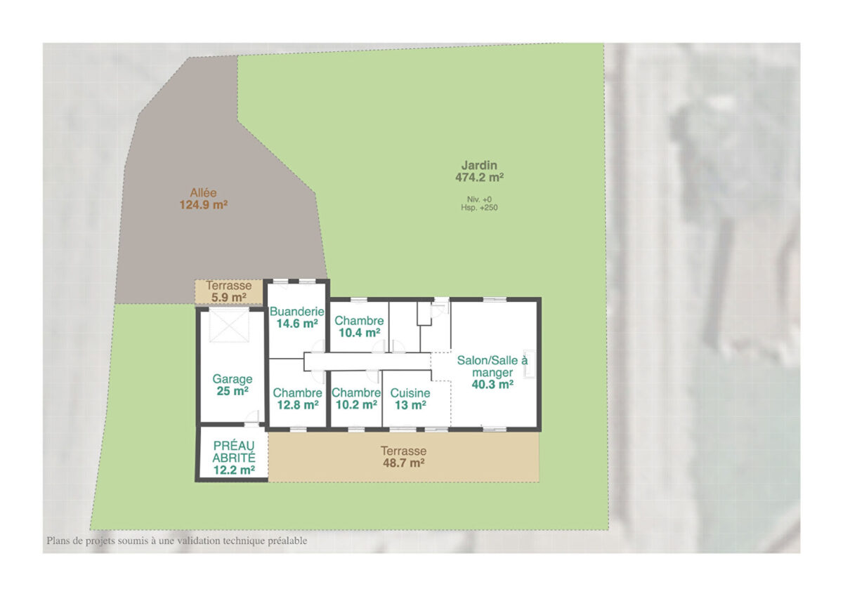 Maison 3/4 chambres Plain-pied 114 m2  sur parcelle de 810 m2 — photo 12/12