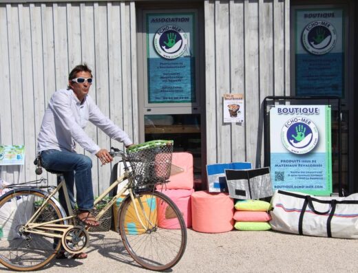 Atelier – Fabrication de panier à vélo en poches à huitres