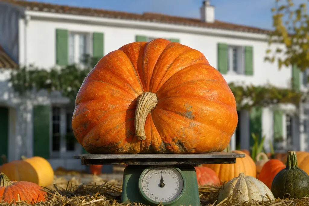 Concours pesée de citrouille