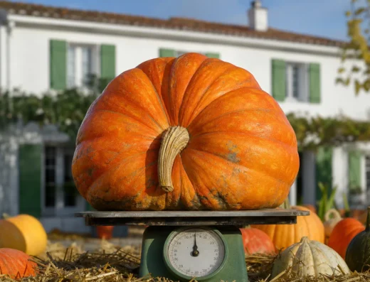 Concours pesée de citrouille