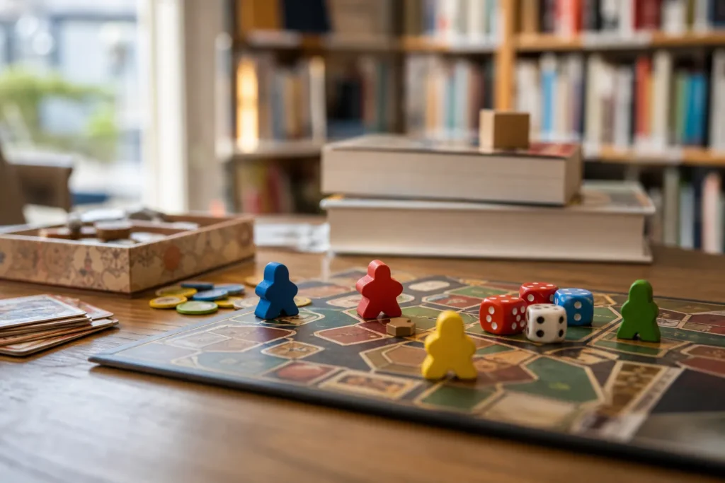 Atelier jeux de société à la bibliothèque