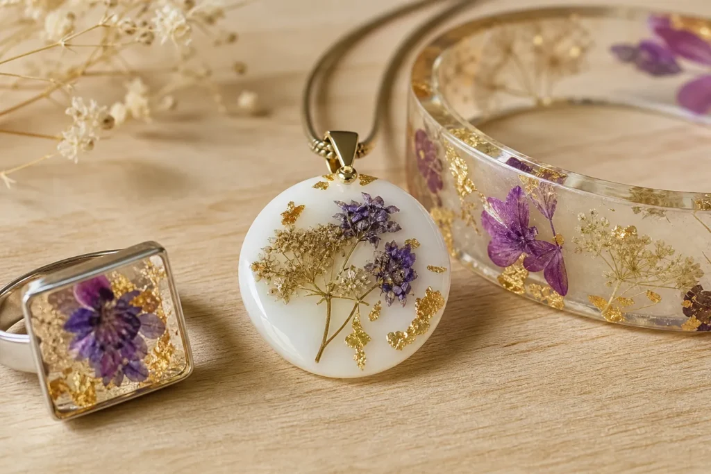 Atelier bijoux et accessoires en résine chez Côté marché