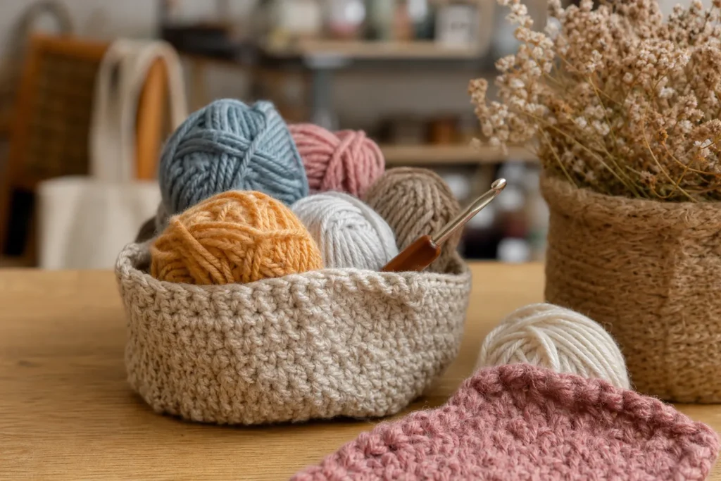 Atelier crochet – Côté marché